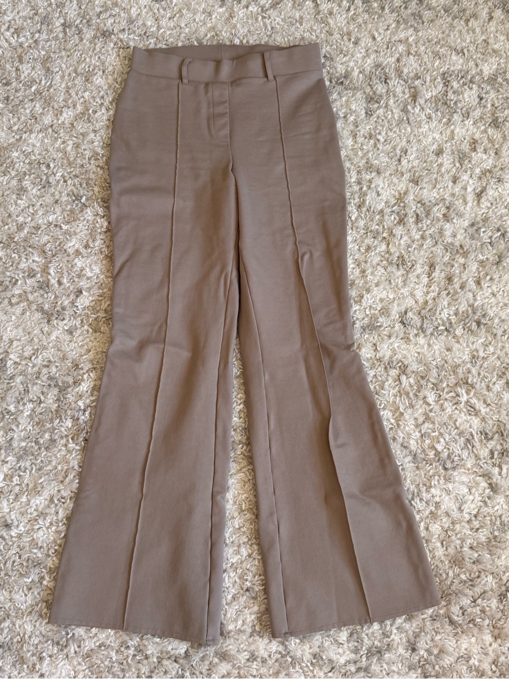 Quince Ultra-Stretch Ponte Flare Leg Pants - Picture 4 of 5